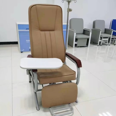 각 자유로이 조정할 수 있는 갈색인 병원 고취 의자 PU 재료