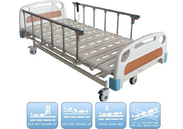 주문 250kg 전기 간호 침대 선택적인 침대 머리 색깔 조정가능한 고도 스테인리스 온라인 제조