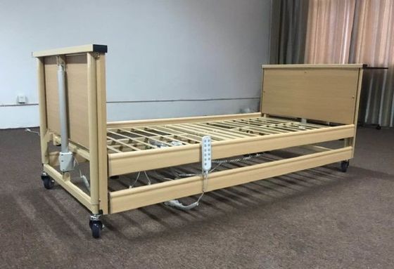 주문 나무로 된 의학 가구 5 기능 ICU 820MM 전기 병원 침대 온라인 제조