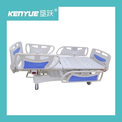 조정 가능한 블루 전기 병원 간호 침대 770mm 5 기능 커버
