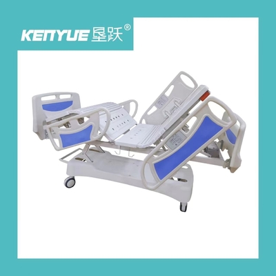 조정 가능한 블루 전기 병원 간호 침대 770mm 5 기능 커버