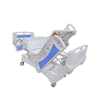 조정 가능한 블루 전기 병원 간호 침대 770mm 5 기능 커버