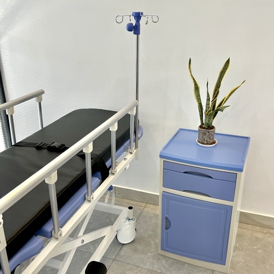 의학적인 병원을 위한 수력 구급차용스트레처 손수레 청색