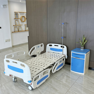 파란 조정가능한 전기 병상 5 기능 병상