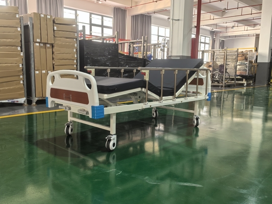 두 가지 기능 수동 병원 침대 냉 laminated 강철 프레임