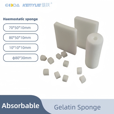 의학적 치과 hemostatic 스펀지 상처 붕대 후두 hemostatic 스펀지