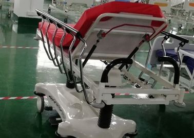 빨간색 아BS 청소하게 쉬운 호화스러운 들것 병원 비상사태 침대
