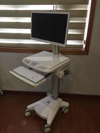 4개의 피마자를 가진 컴퓨터 트롤리 병원 사용 고도 Adjuatable 통합 가동