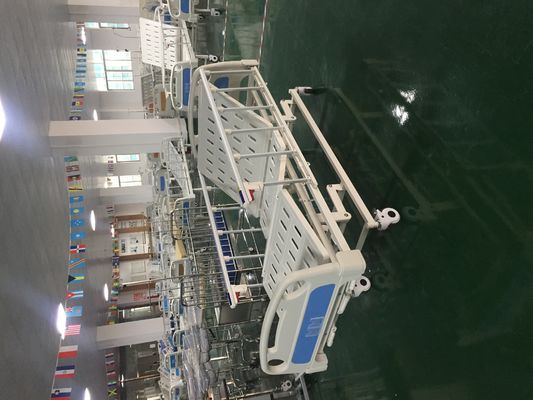 3가지 기능은 알루미늄 합금 측면 레일 참을성 있는 설명서 병원 침대를 크랭크로 연결합니다