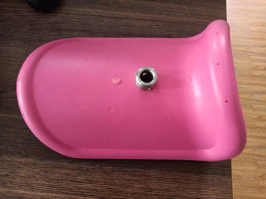 배달 병상을 위한 병원 침대를 위한 스테인레스 강 PU 다리 홀더 핑크색 부분