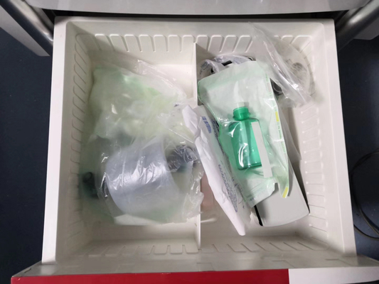 4개 휠과 병원 의학 하얀 ABS 구급차 카트