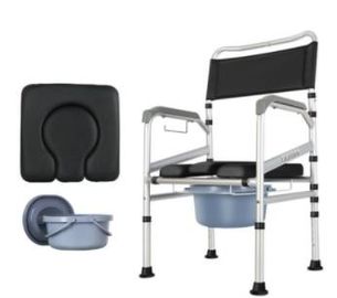 도매 호화스러운 무능한 안락한 목욕 샤워 commode 의자를 조정합니다
