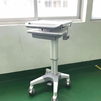 탁상용 컴퓨터 손수레, 아BS 의학 이동할 수 있는 노트북 손수레를 구르는 병원 노트북
