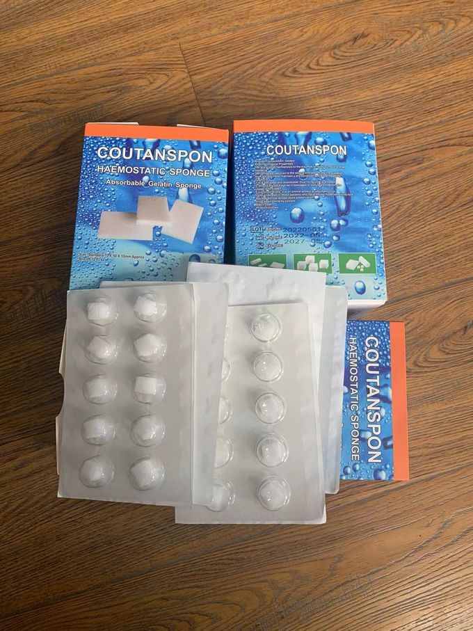 의학적 치과 혈전 스펀지 흡수 가능한 젤라틴 스펀지 2